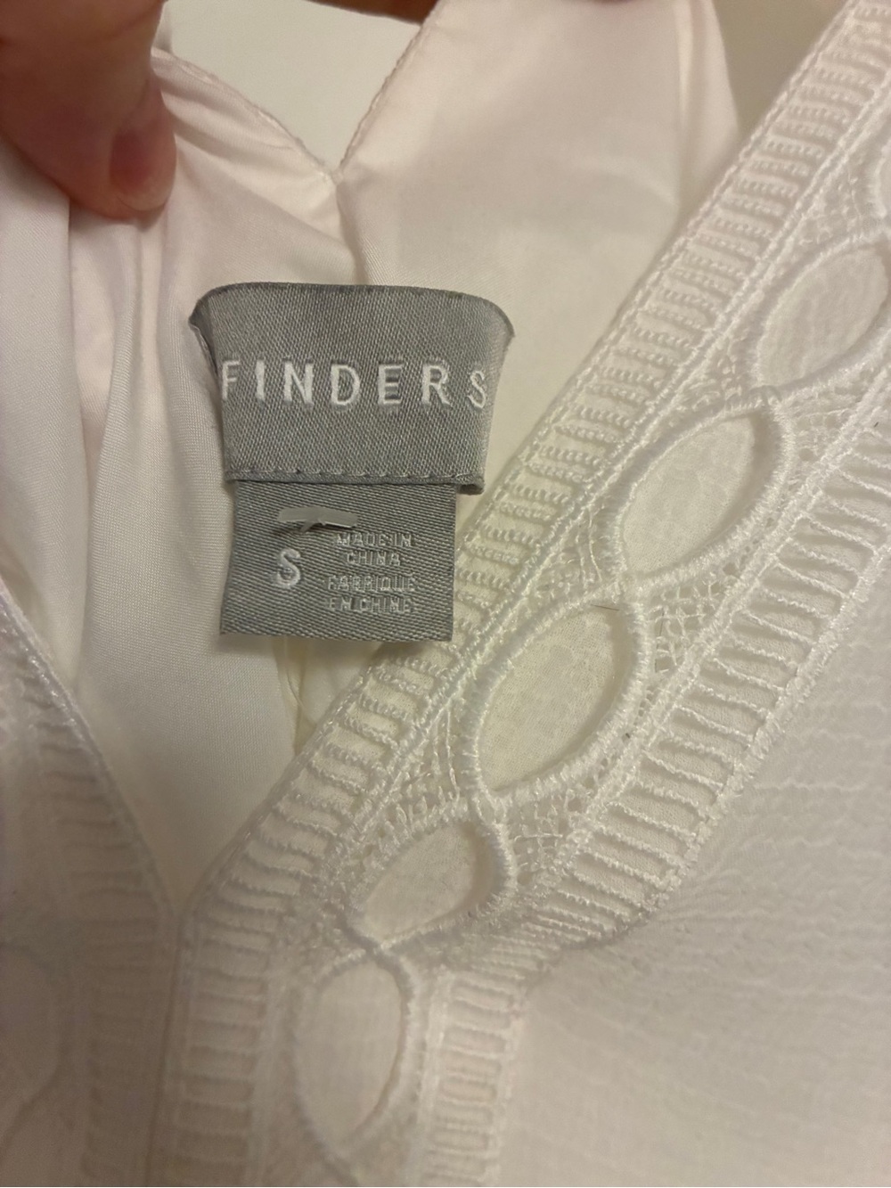 Finders Keepers White Rio Lace Top - Picture 2 of 3